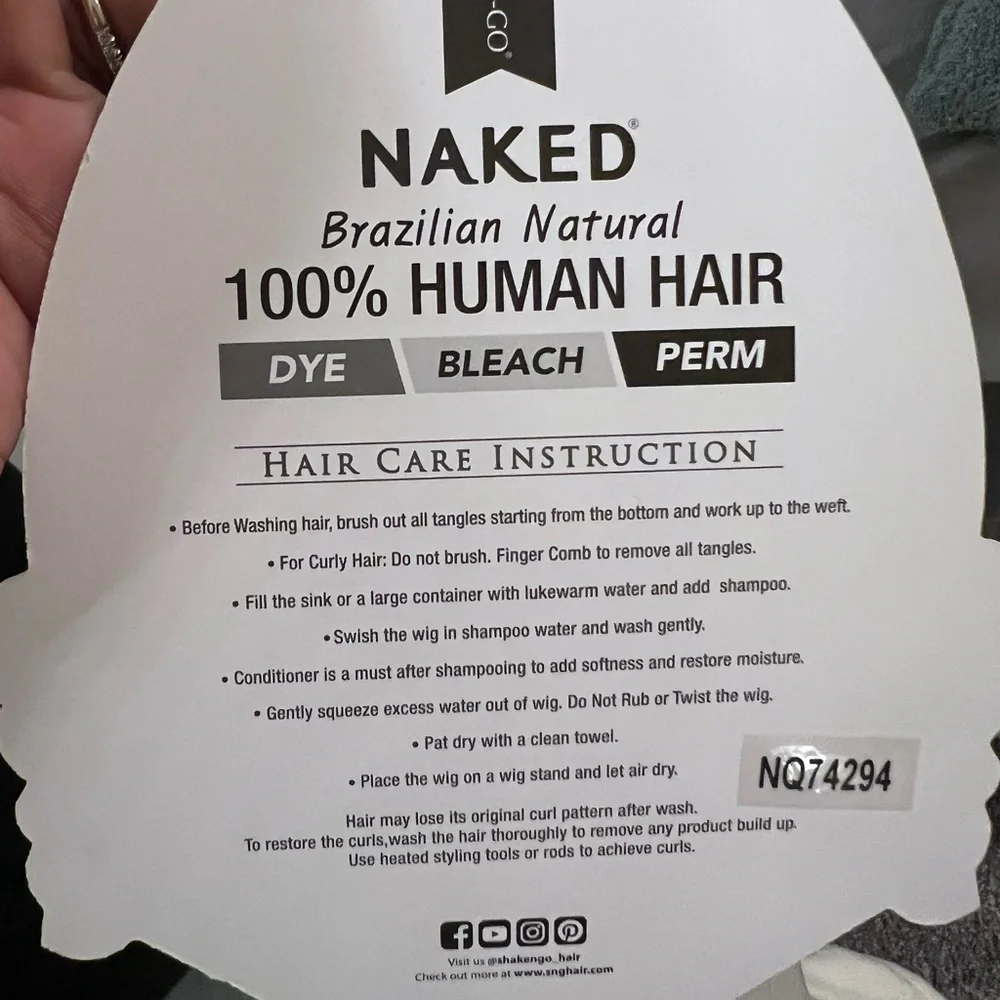 Brazilian Natural 100% Human Lace Front Wig - Picture 11 of 14